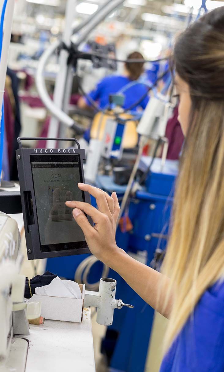 Hugo Boss smart factory Smart factory