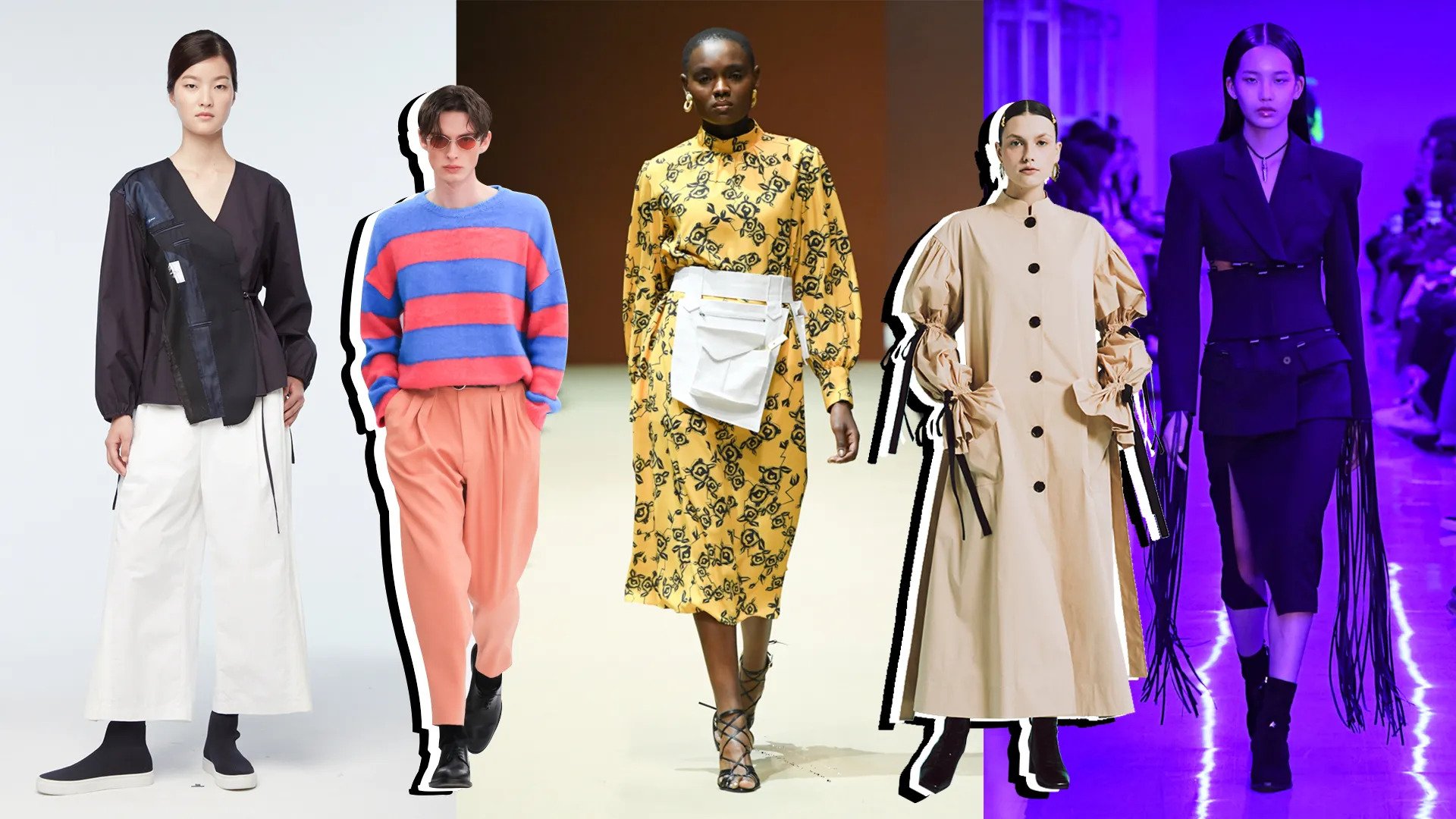 Vogue Spring 2020 Models walk down the runway