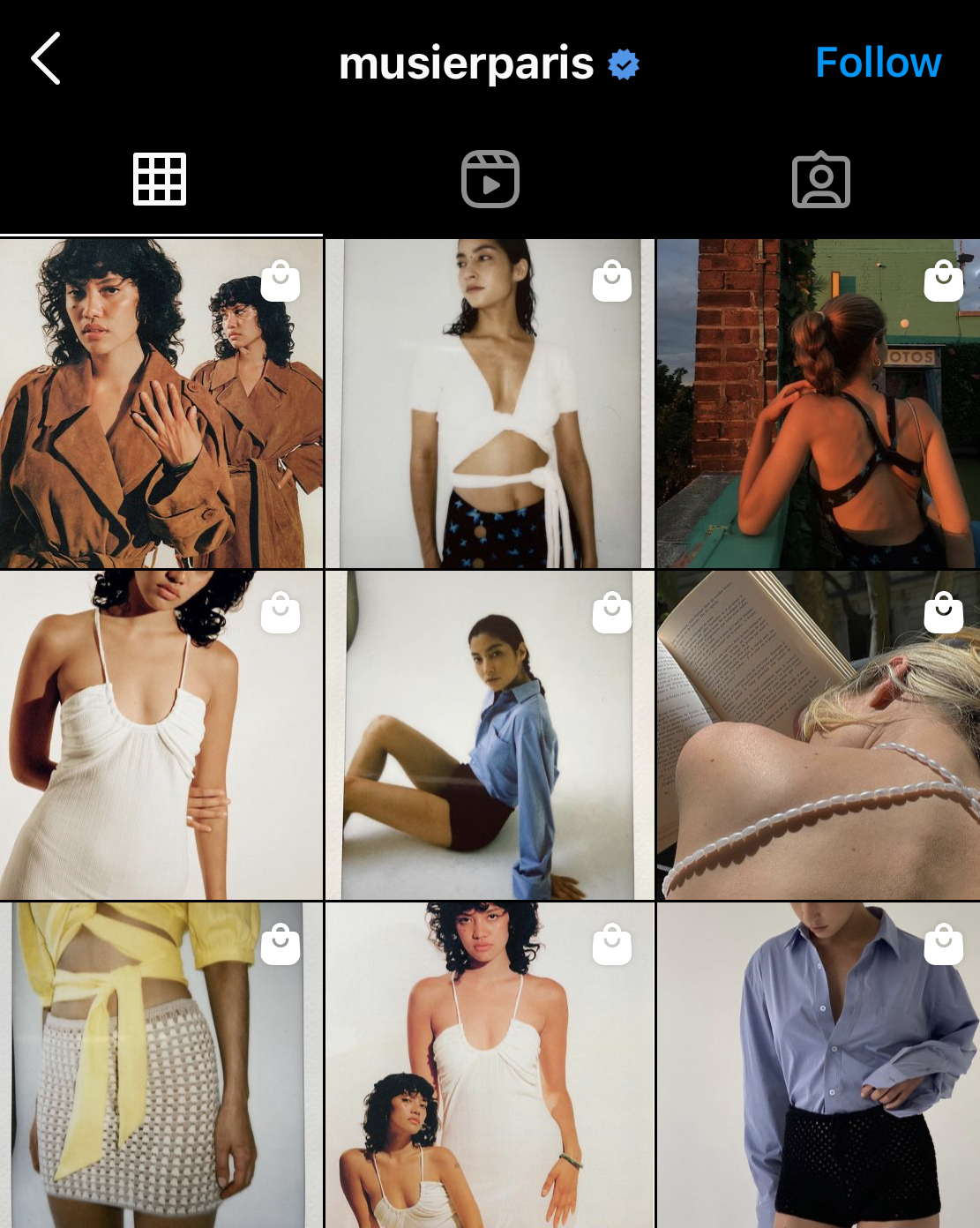 Musier Paris Instagram page Musier Paris Instagram page