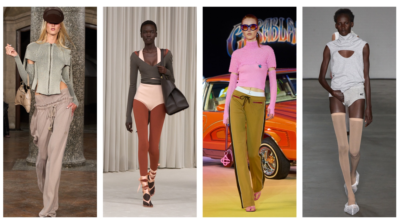 1. KNWS / 2. Ferragamo / 3. Casa Blanca / 4. Natasha Zinko
