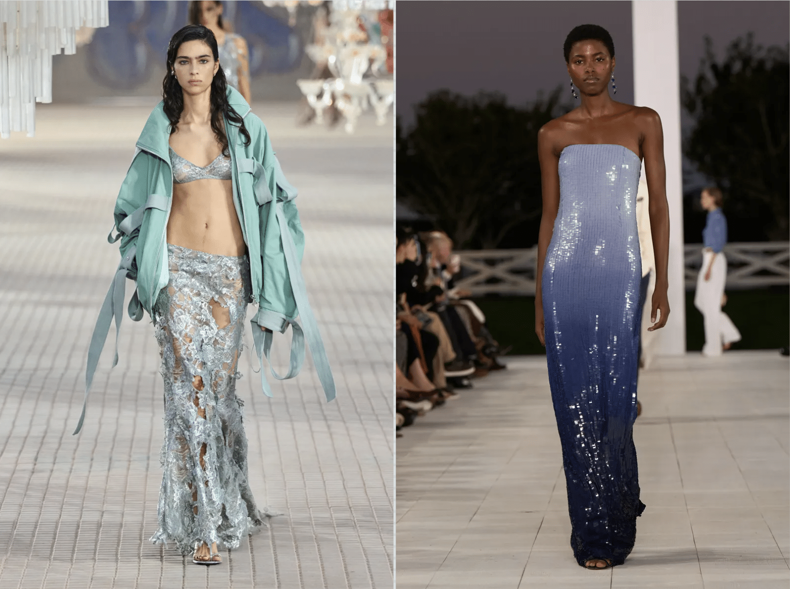 The Attico Ralph Lauren SS25 runways